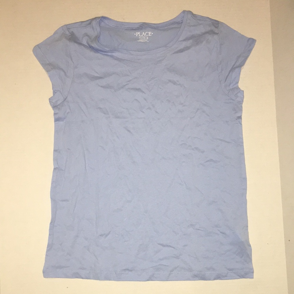 The Children's Place Girls' Light Blue Short Sleeve Tee